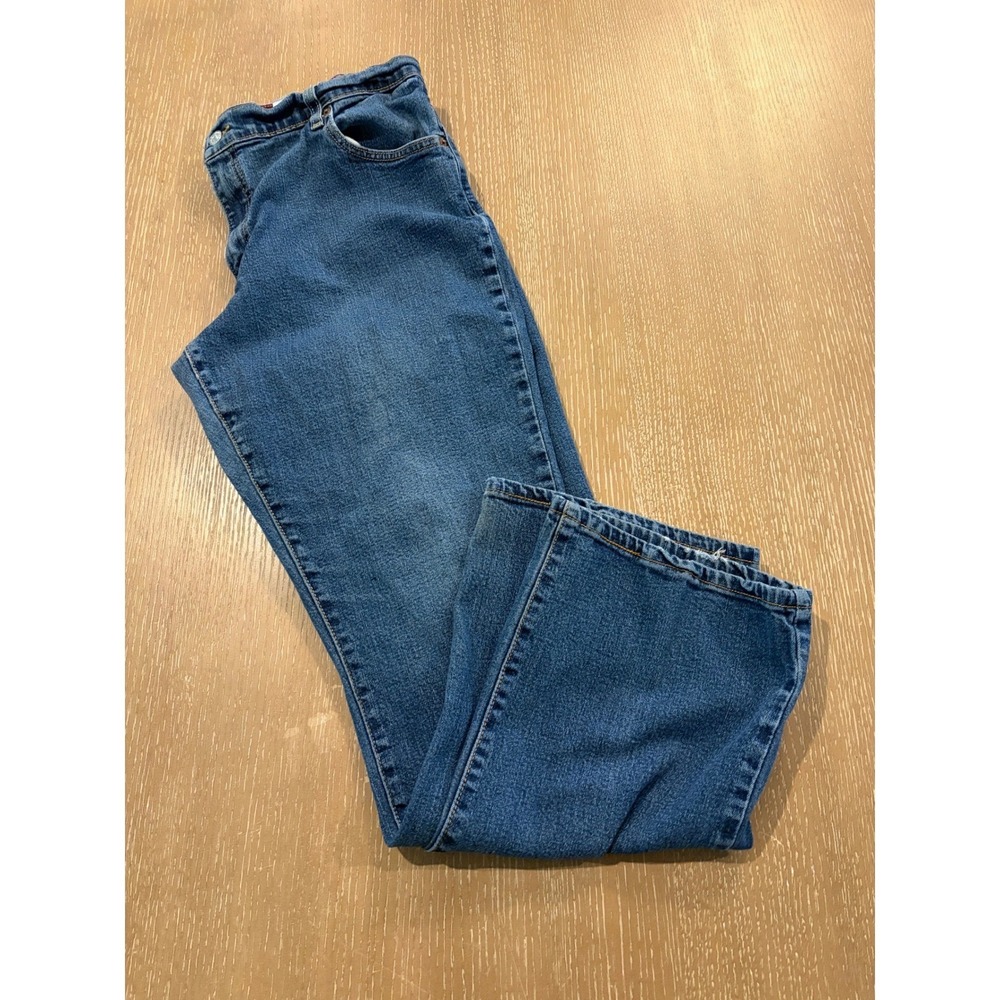 Vintage Levi's 550 Women's Relaxed Boot Cut Jeans Size 14 Medium Wash Denim Blue